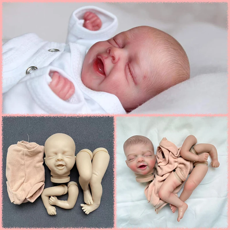 11inch Salia Already Painted Kits/Un Painted Blank Kits Lifelike Reborn DIY Doll Parts With Cloth Body Collectible Art Doll