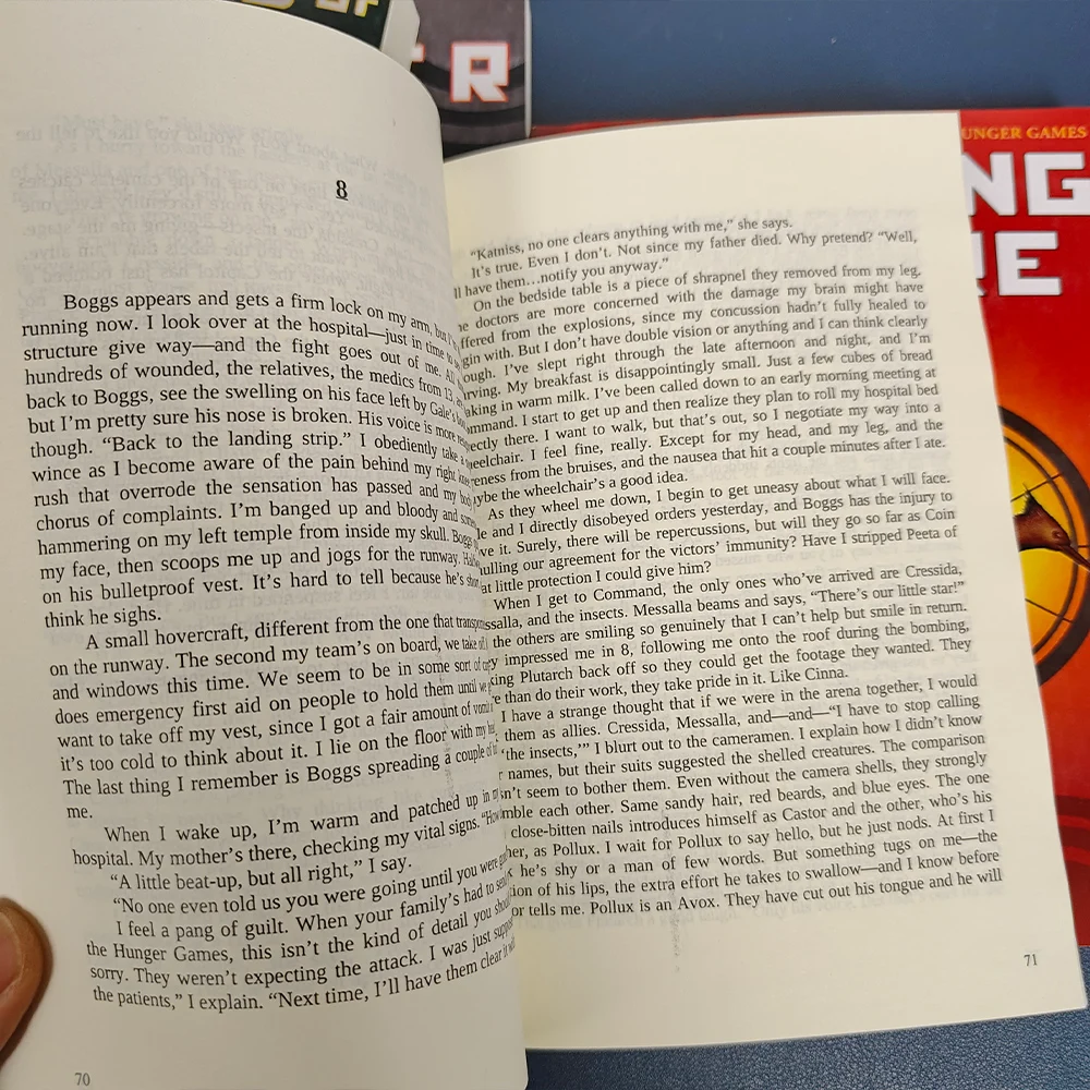 1 كتاب ألعاب الجوع 1/2/3/4 في كتب الروايات الإنجليزية #5