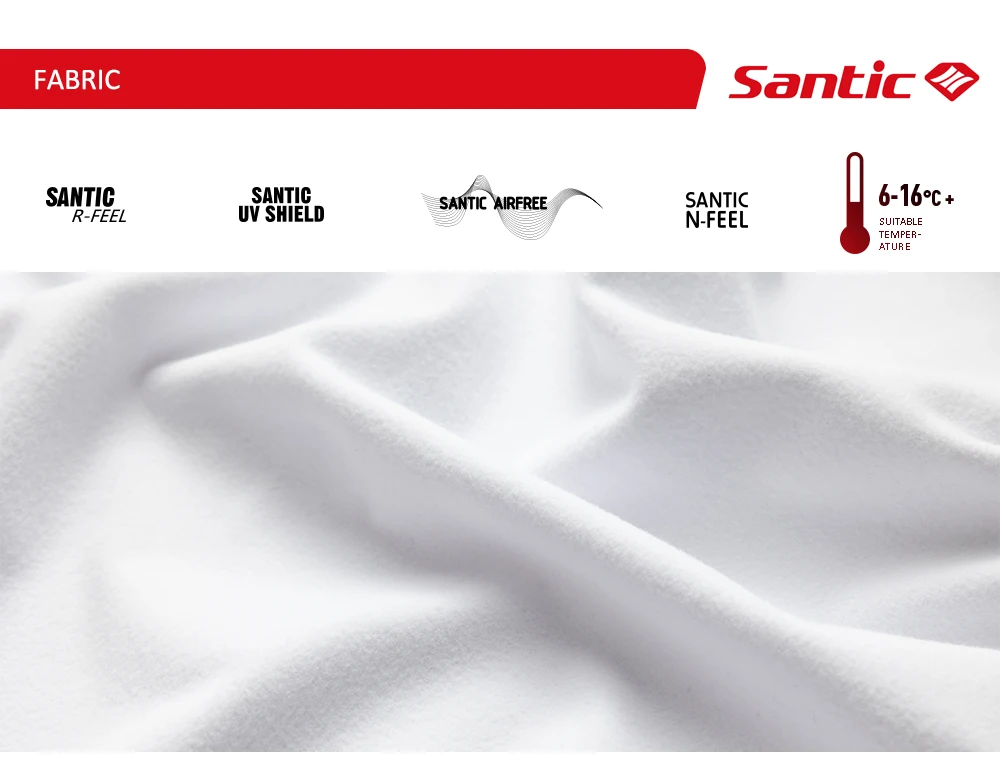 Santic Fahrradjacken Herbst/Winter Warme Fahrradjacken 2025, neuer Rennrad-Wind- und wasserdichter Fahrradmantel TM25C01188 – Detail 3