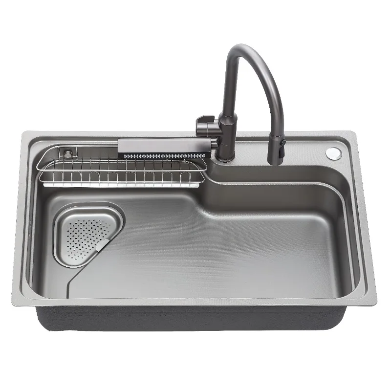 

Factory Selling Nano Single Bowl Kitchen Sink Stainless Steel Modern Kitchen Sink