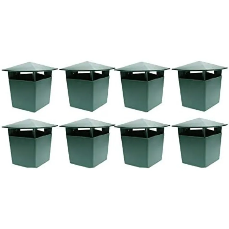 Nuovo! Alta qualità per bambini e animali domestici 8 pezzi Trappole per lumache Trappole per lumache verdi Ecologiche per catturare lumache Raccoglitore di lumache, sicuro