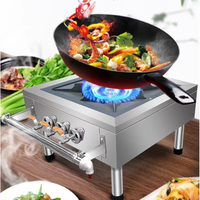 Commercial gas stove hotel special single head natural gas stove low foot short stove fierce fire stew soup