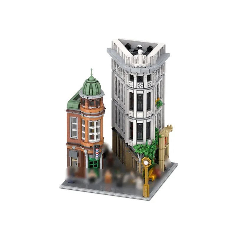 MOC-185070 Street View Series Flatiron Building Blocks DIY Model Assemble Bricks Puzzle Toys Children Christma Gift 4049PCS