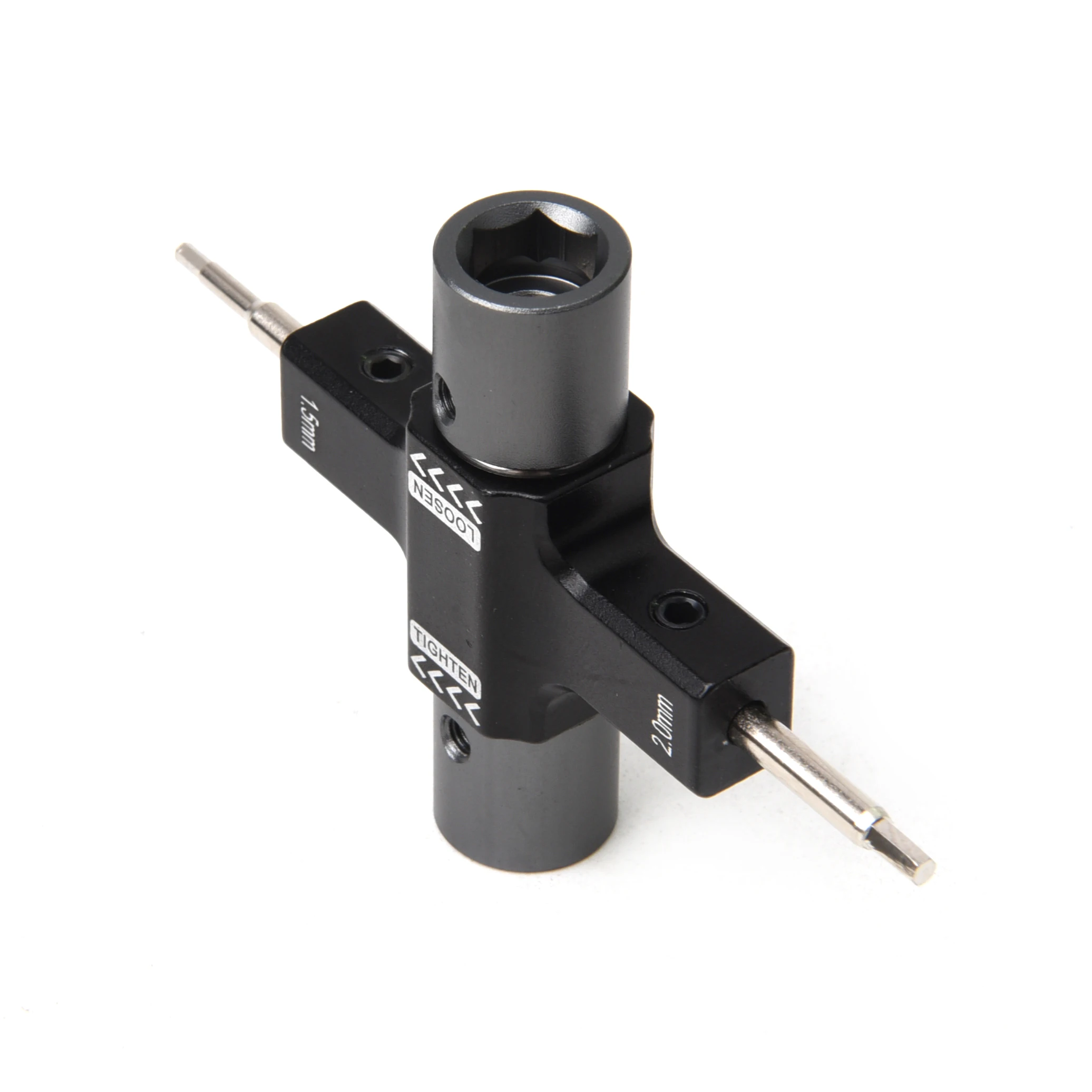M5 Screw Nut Wrench with Built in One Way Bearing 1.5mm 2.0mm Screwdriver Release Propeller Motor Tool For RC FPV Racing Drone
