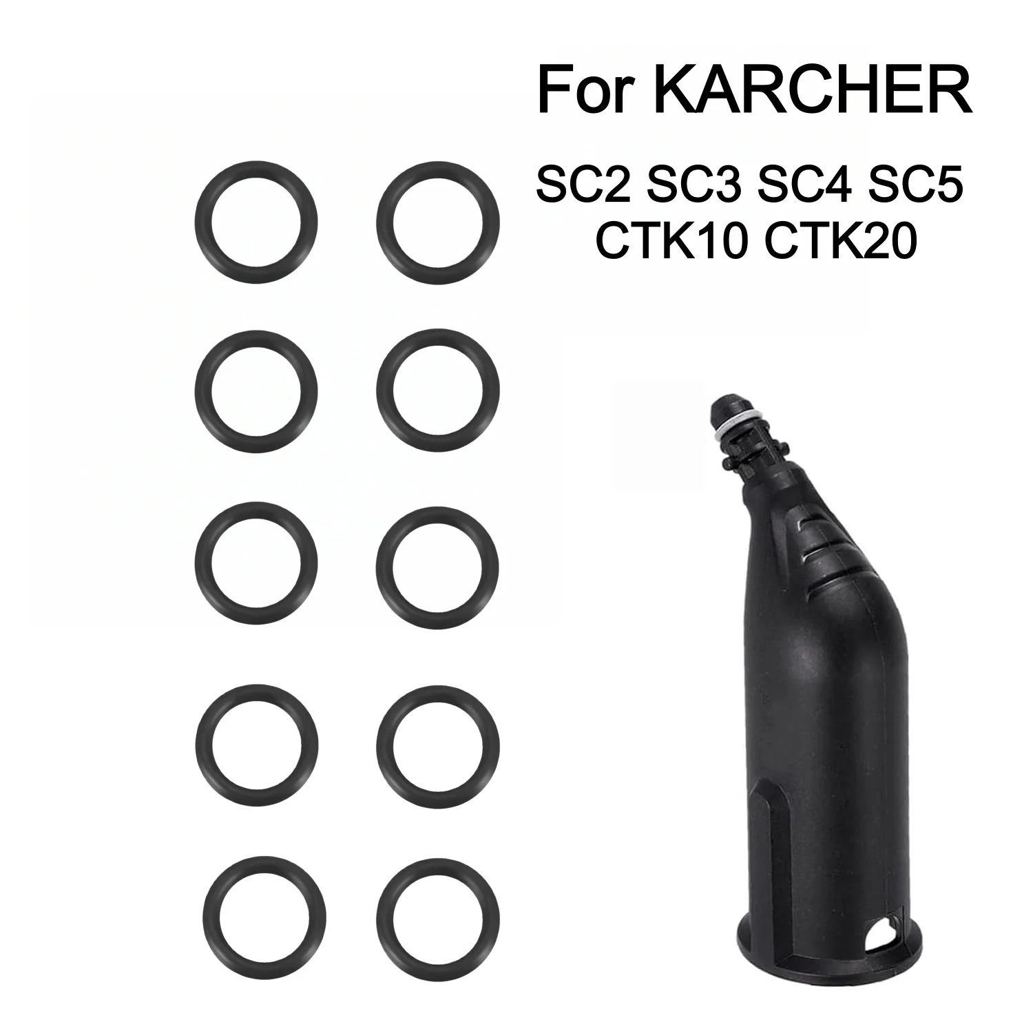 10 piezas de anillos de sellado de repuesto para limpiador a vapor KARCHER SC2 SC3 SC4 SC5 CT10 CTK10 CTK20