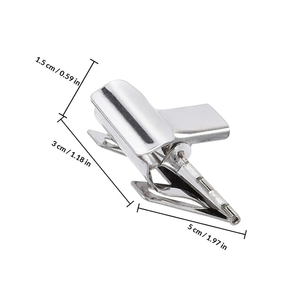 8Pcs Price Card Holder Metal Sturdy Desktop Display Organizer for Supermarket Retail Shop Store Price Sign Clamp