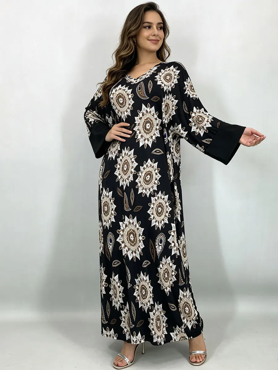 ชุดเดรสยาวไซส์ใหญ่สำหรับผู้หญิ - Boho Summer Beach Maxi Dress บทวิจารณ์และราคา