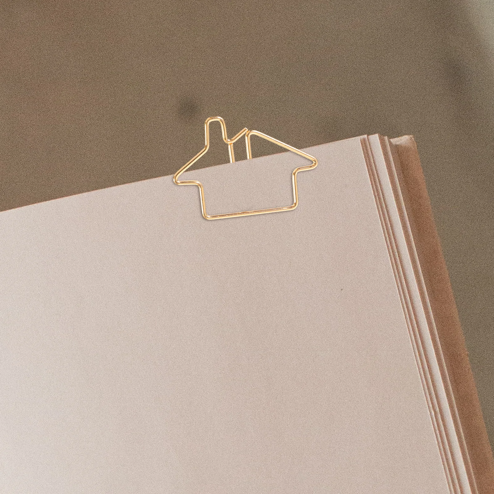 50 قطعة من الإشارات المرجعية المعدنية، مشابك ورق صغيرة للمنزل والمكتب والمدرسة والقرطاسية، مقاطع على شكل إبداعي