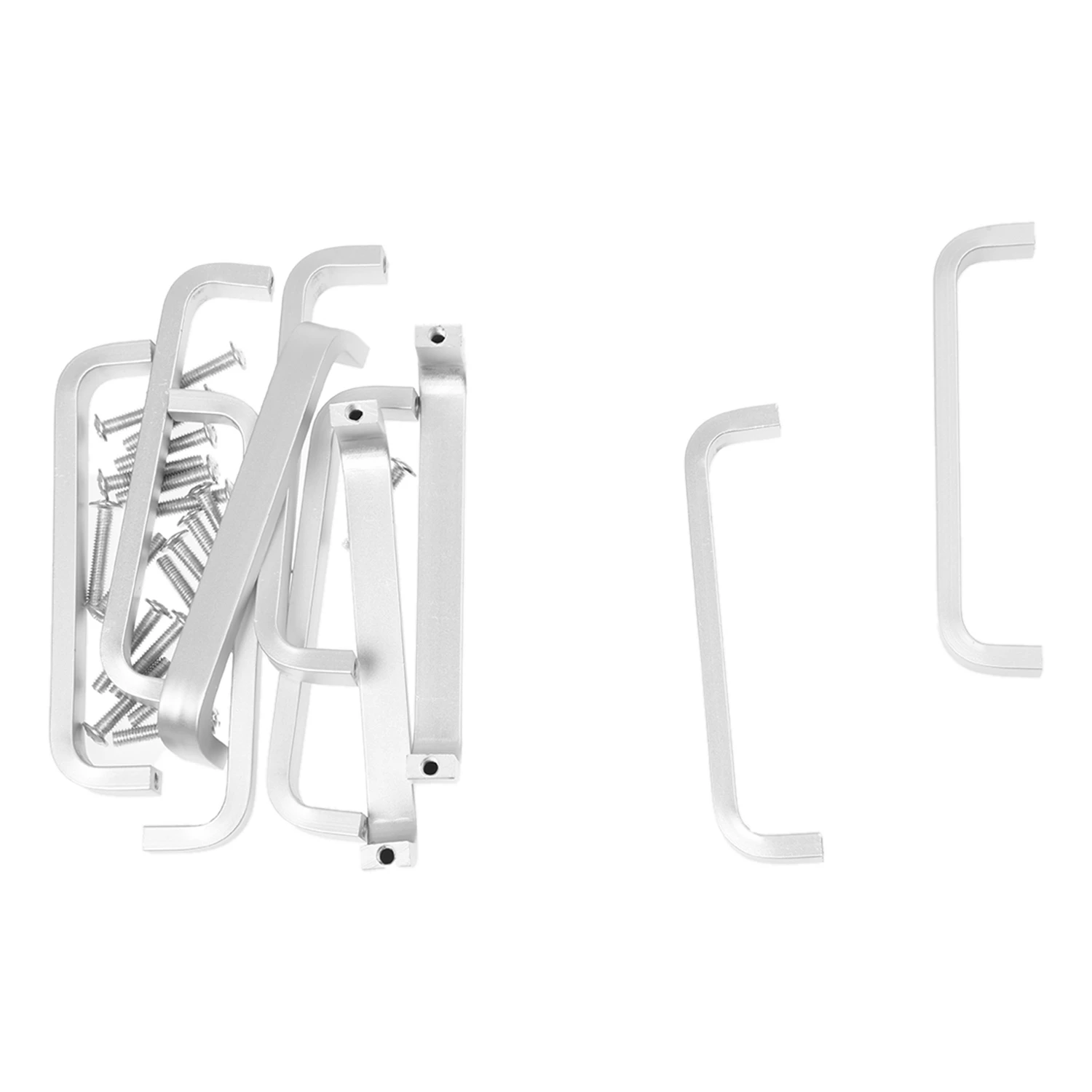 

【Hot-Selling!】12Pcs Cabinet Accessories: 10 Pcs Door Drawer Pull Knob Cabinet Handle Hardware & 2Pcs Soft Close Kitchen Cupboard