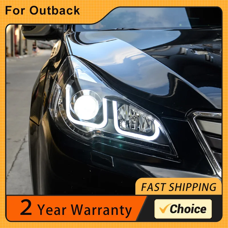 

Car Styling Headlights For Subaru Outback Legacy 2010-2014 LED DRL Dynamic Turn Signal Head Lamp LED Projector Auto Accessories