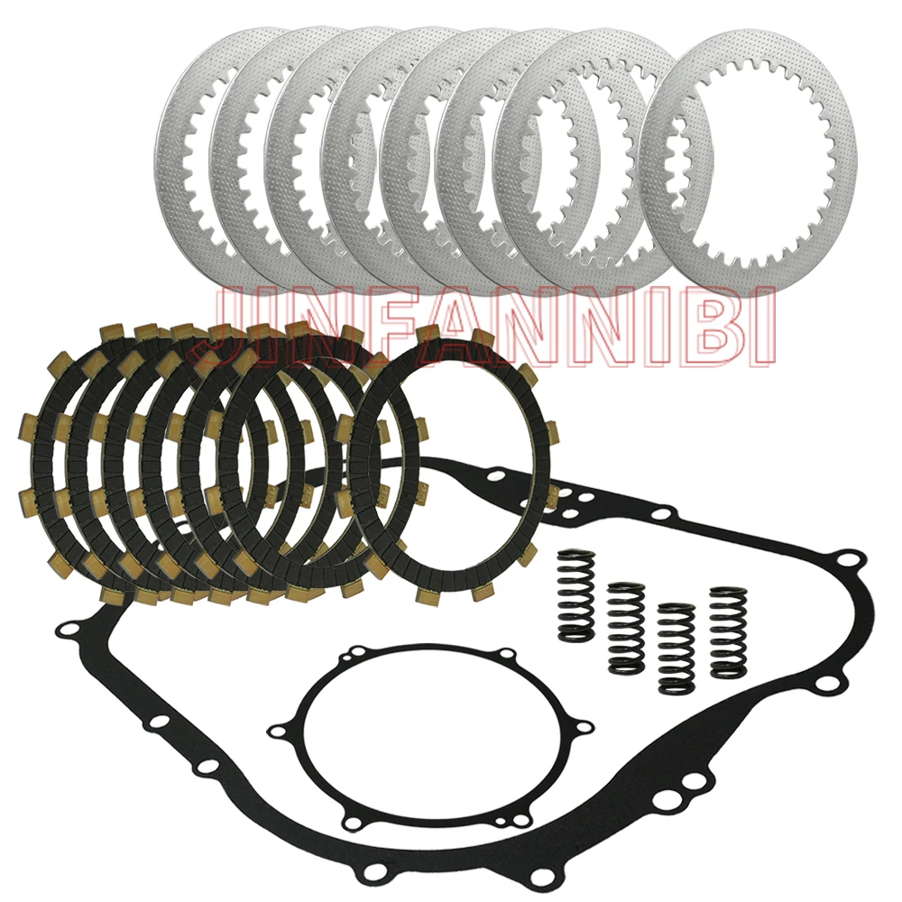 Clutch Friction Steel Plates Kit & Gasket for Kawasaki KLX250S KLX250 2009 2010 2011 2012 2013 2014