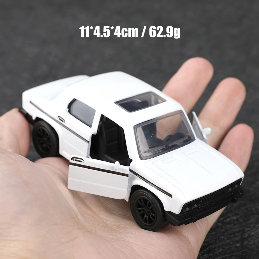 (Bagged) 1:38 Coche de retroceso Lada de aleación clásica, coche de retroceso de aleación, juguete para niños.