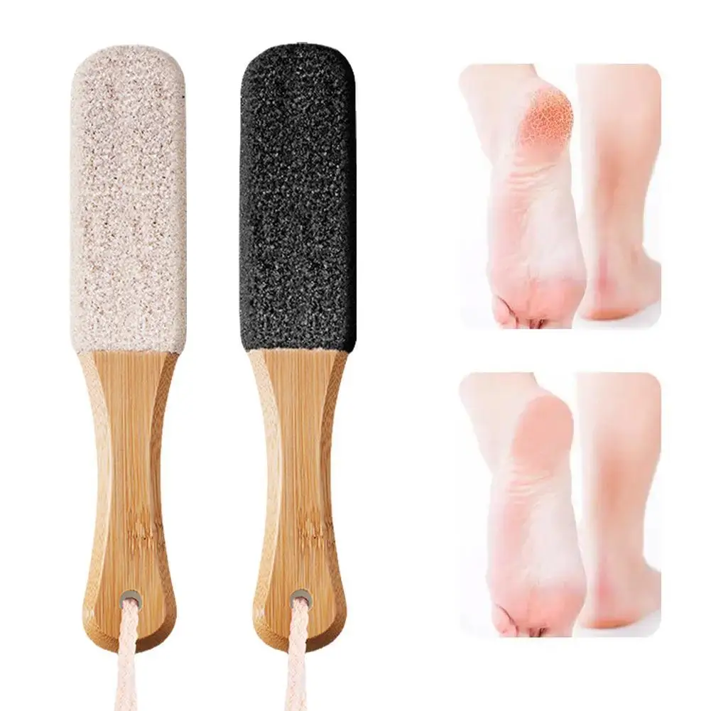 

1PCS Professional Pedicure Rasp Tool For Dead Skin Crack Heels Beech Wood Foot File Rasp Callus Remover Foot Scrubber