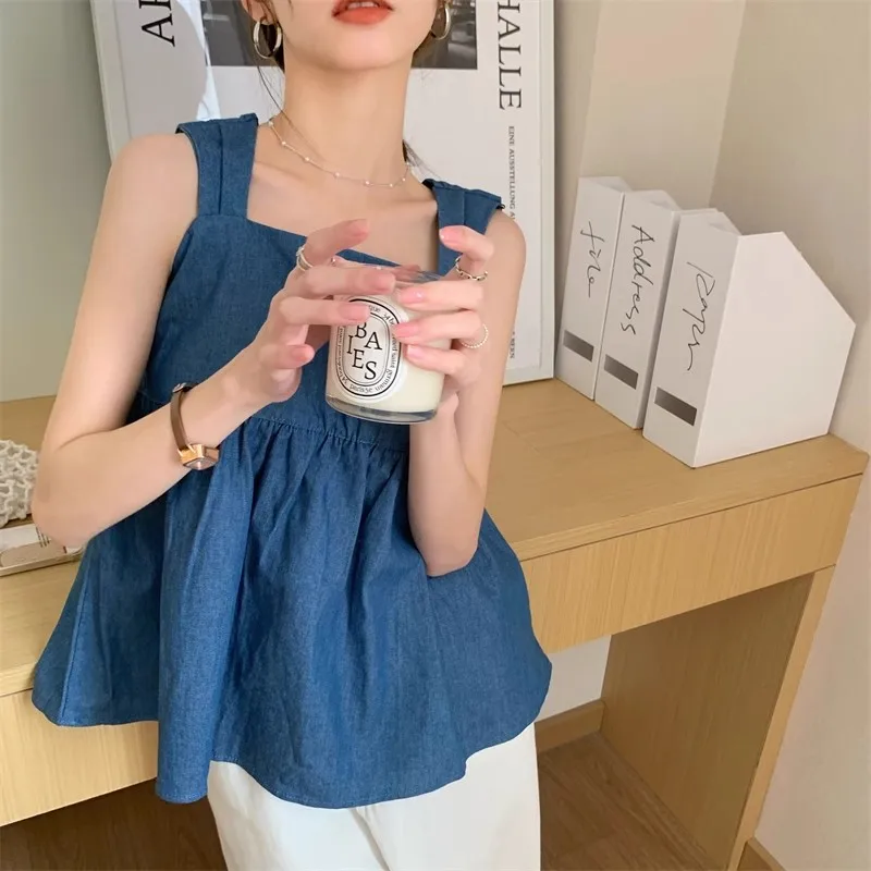 

Летний женский топ свободного покроя с узлом Sweet Sle Хлопок или длина Цвет Faion