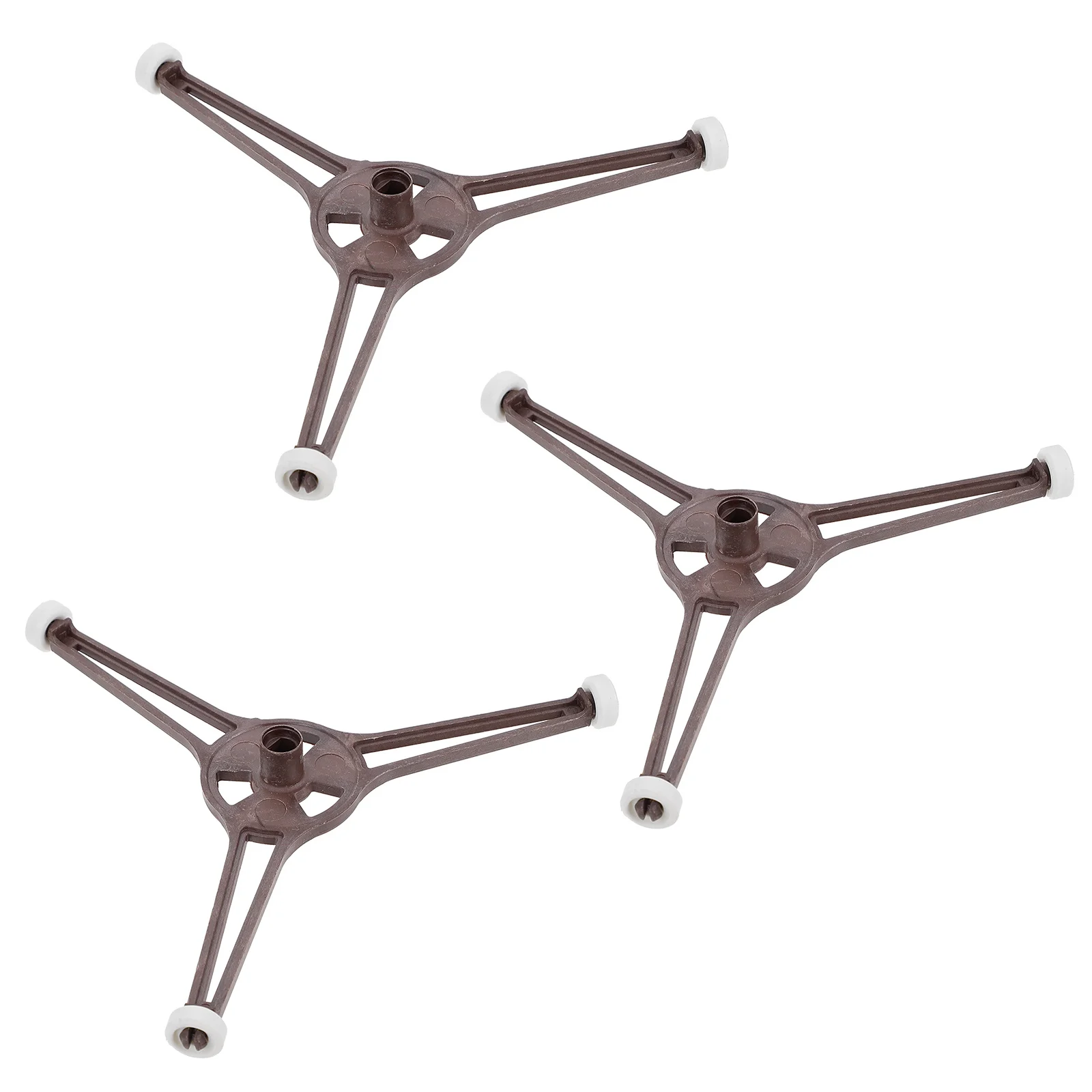 

3Pcs Turntable Wheel Ring for Microwave Oven Rotating Tray Support High Heat Resistance Corrosion Proof Easy Replace Kit