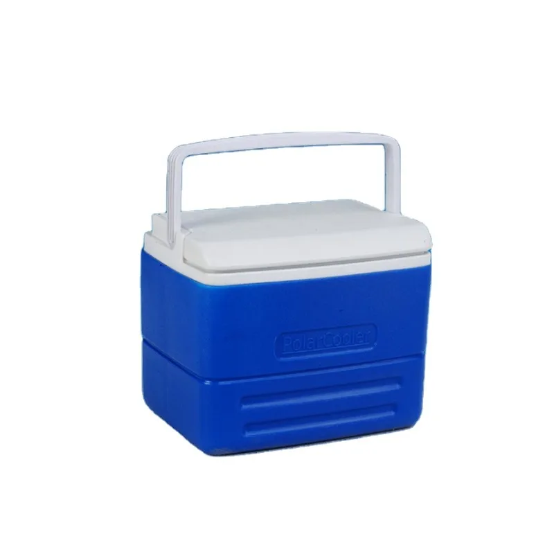 Hard ice plastic foam cooler box, fresh to prevent food spoilage and bacteria.