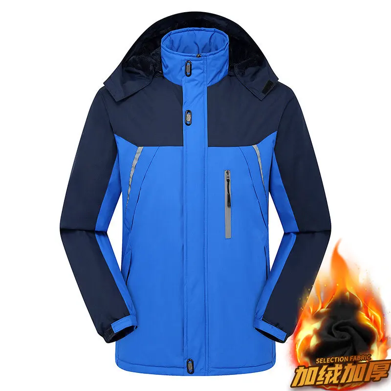 

Fleece Hooded Padding Winter Men's Jackets 2024 Hooded Parka Cold Jackets For Men Windbreaker Winter Coats For Men Clothes