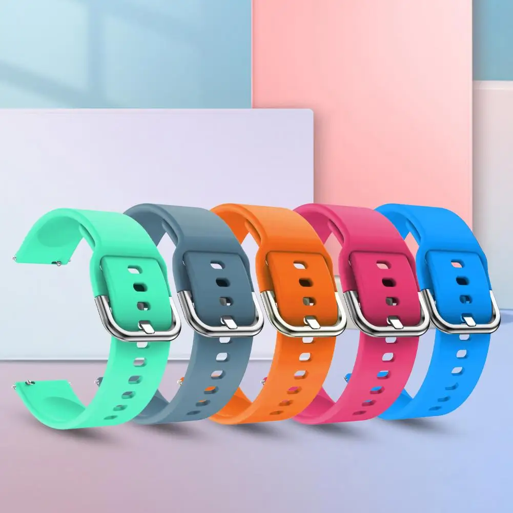 Pulseira de substituição de silicone macio para Amazfit, pulseira, acessórios para pulseira GTS 2E, BIP, BIP Lite, 20mm