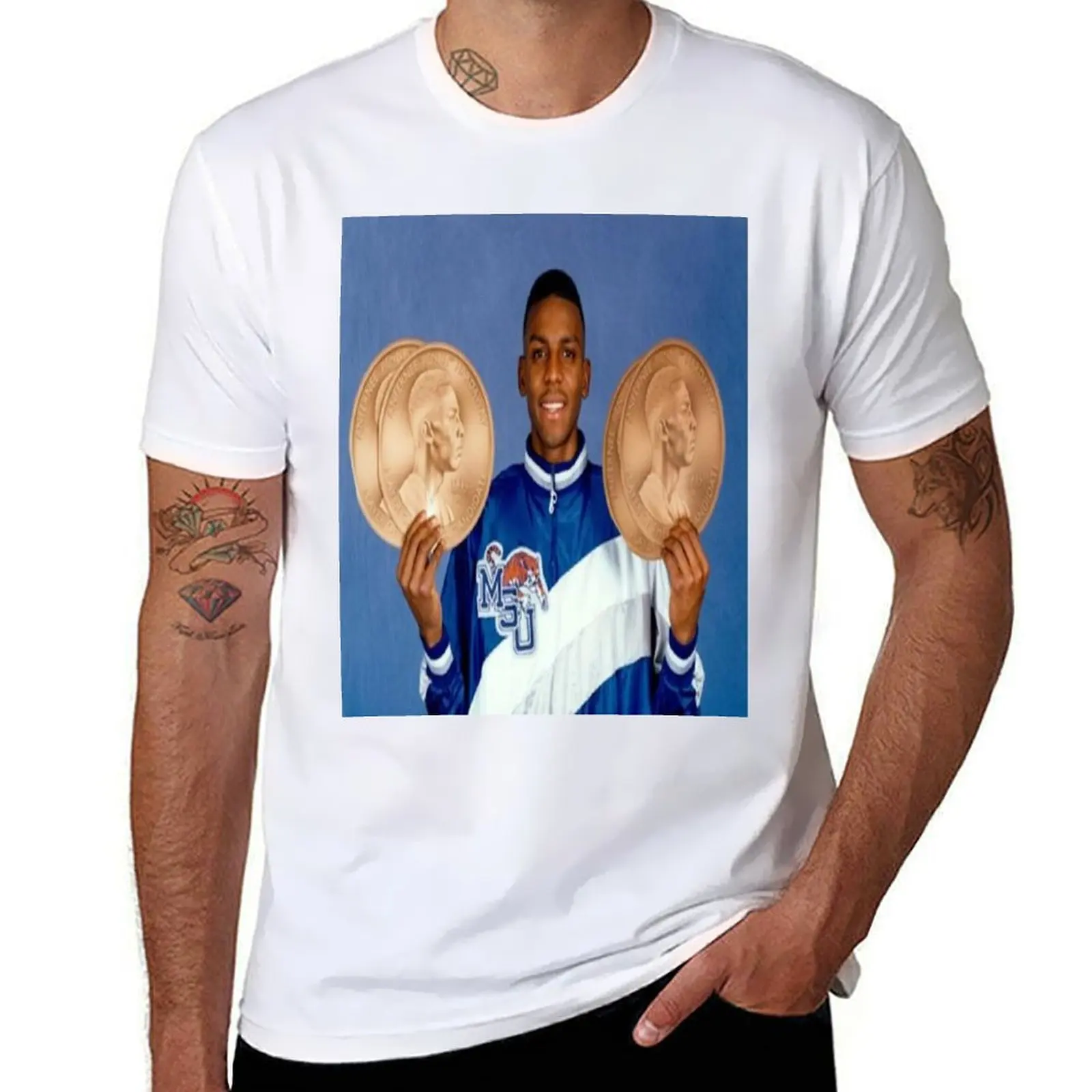 

Penny Hardaway Retro Tee T-Shirt cotton t shirts man 100% t shirt man cotton t shirts for man cotton T-Shirt