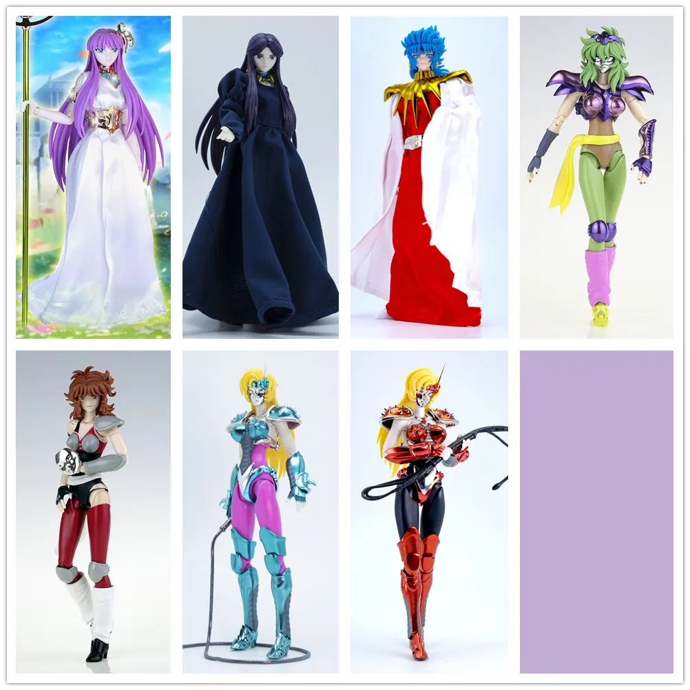 Modelo GT Good Tony Saint Seiya Cloth Myth EX Athena Saori Kido Apollo Abel Silver Ophiuchus Shaina Chamaeleon June Eagle Marin