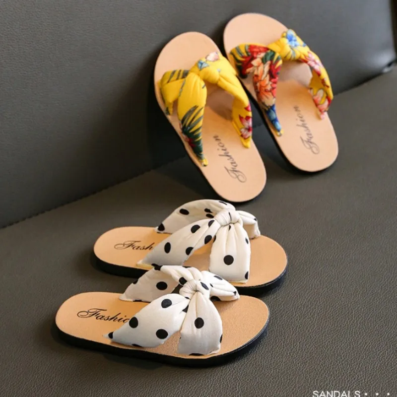 

Girl Slippers 2025Summer New Printed Princess Shoe Cross Girl Sandals Soft Casual Girl Shoe Fashione Kid Shoe Sandalias De Mujer