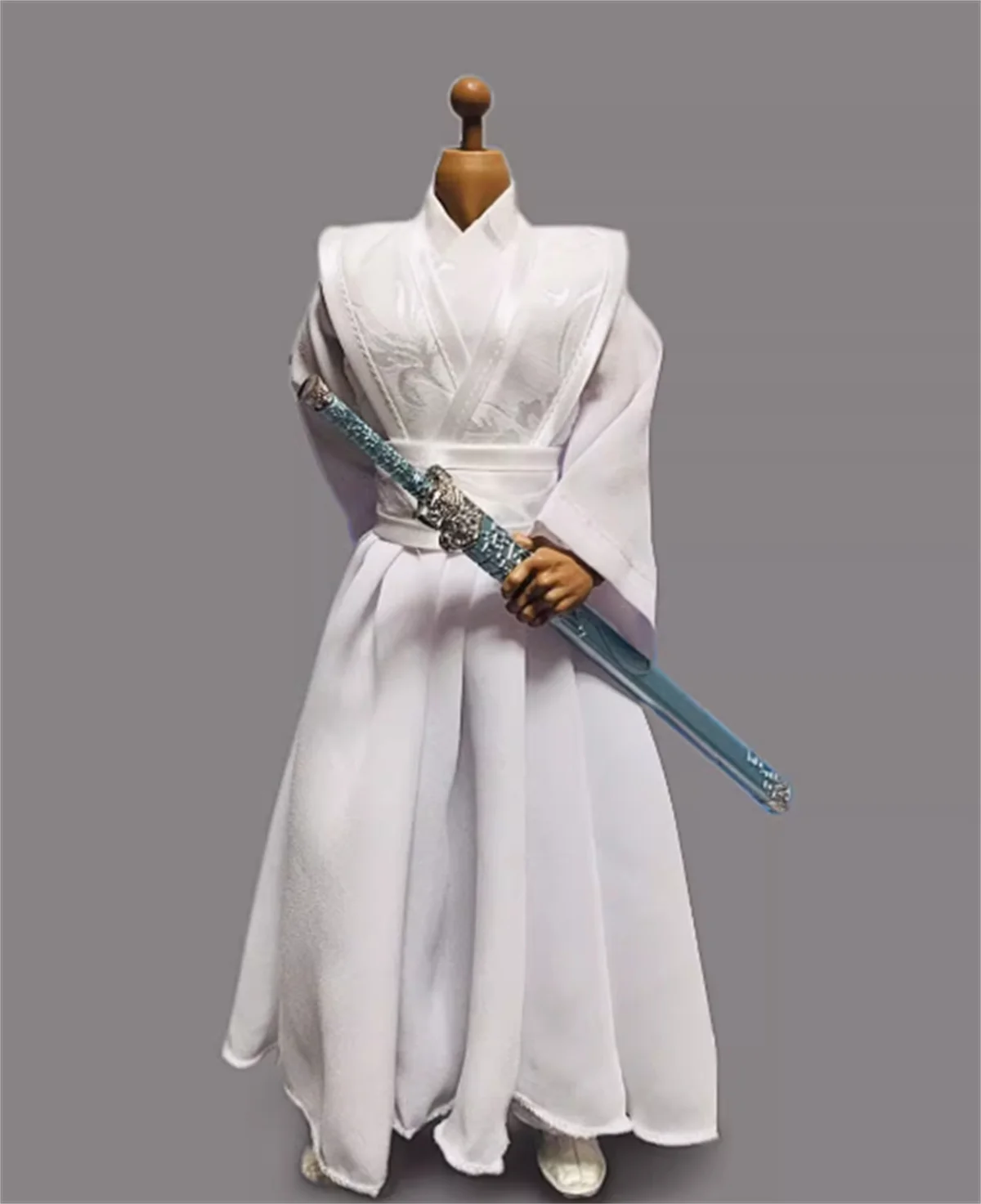 Classical Long Dress 1/6 Scale Female robe Hanfu Chinese Outfit Ancient Skirt Clothes   Model Fit Soldier Action Figure  Toys