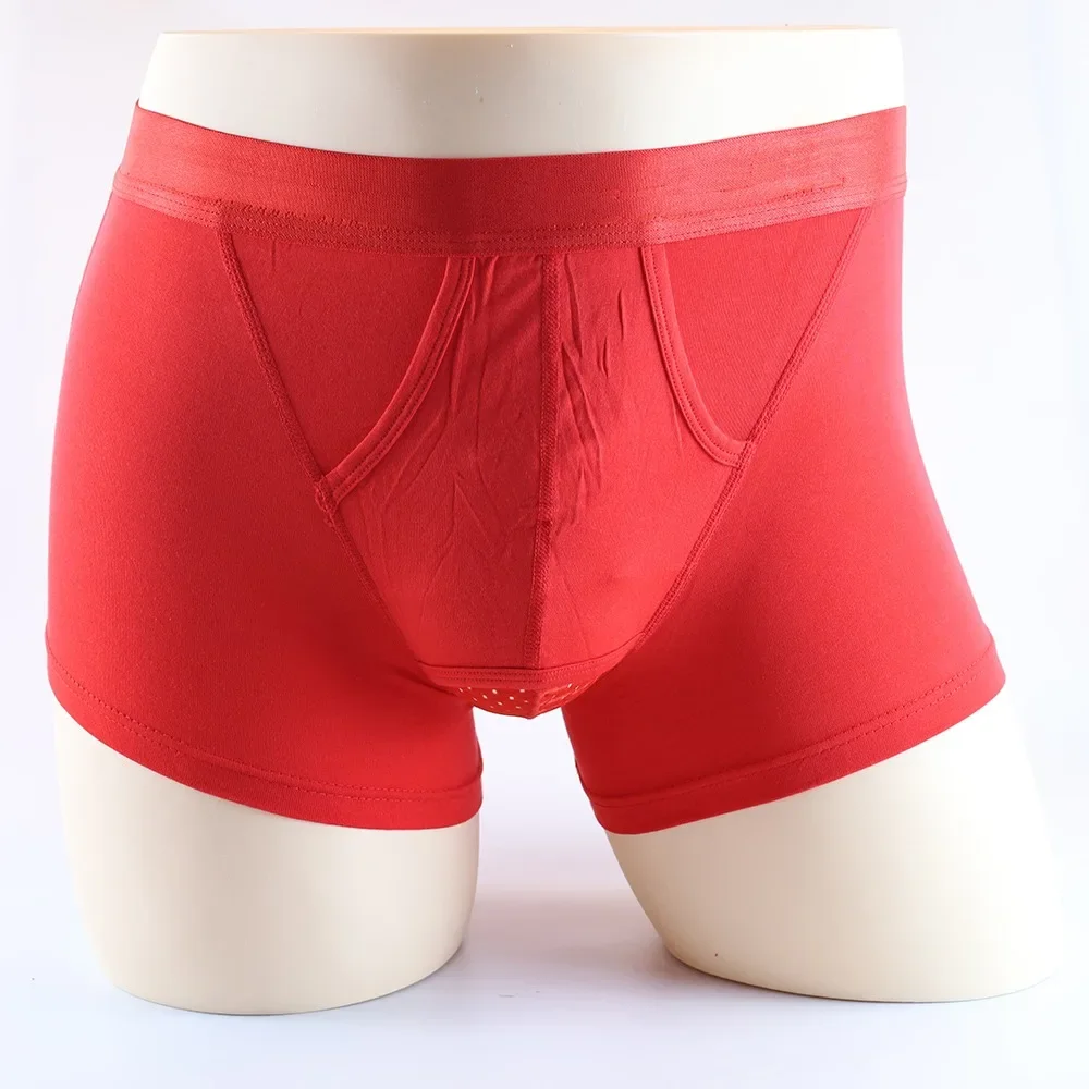 Soft Underpant Lingerie Prolong Sex Time Improve Briefs Men Breathable Underwear Penis Pouch Open Hole Boxer Sexy Comfortable