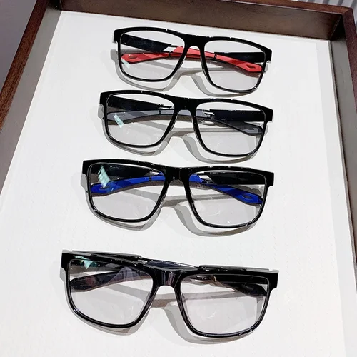 Imagen 2 del producto Nuevas gafas fotocromáticas para miopía, gafas neutrales de moda con montura completa para deportes al aire libre, gafas para miopía HD con bloqueo de luz azul a-4,0
