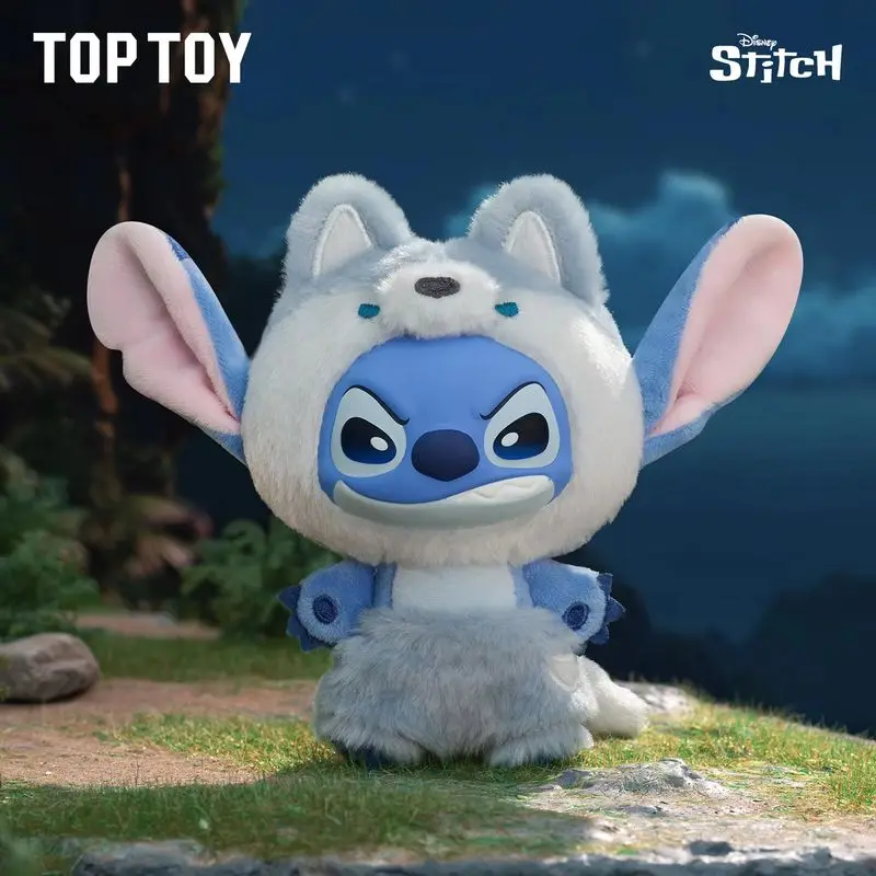 

Toptoy Stitch Wild Animal Series Vinyl Plush Blind Box Cute Bag Pendant Desktop Ornament Keychain Mystery Surprise Gift