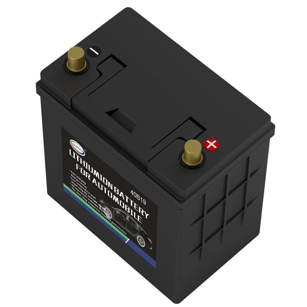 40B19L/R LiFePO4 Battery 12V Lithium Phosphate Ion Battery 680CCA Size-196*127*202mm LiFePo4 Battery For Car Auto Automobile