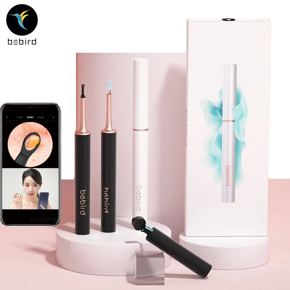 Bebird T15 X3 Visual Ear Cleaner Health Care Minifit 2in1 Acne Wax Removal Tool HD1080P Otoscope IP67 Waterproof Endoscope