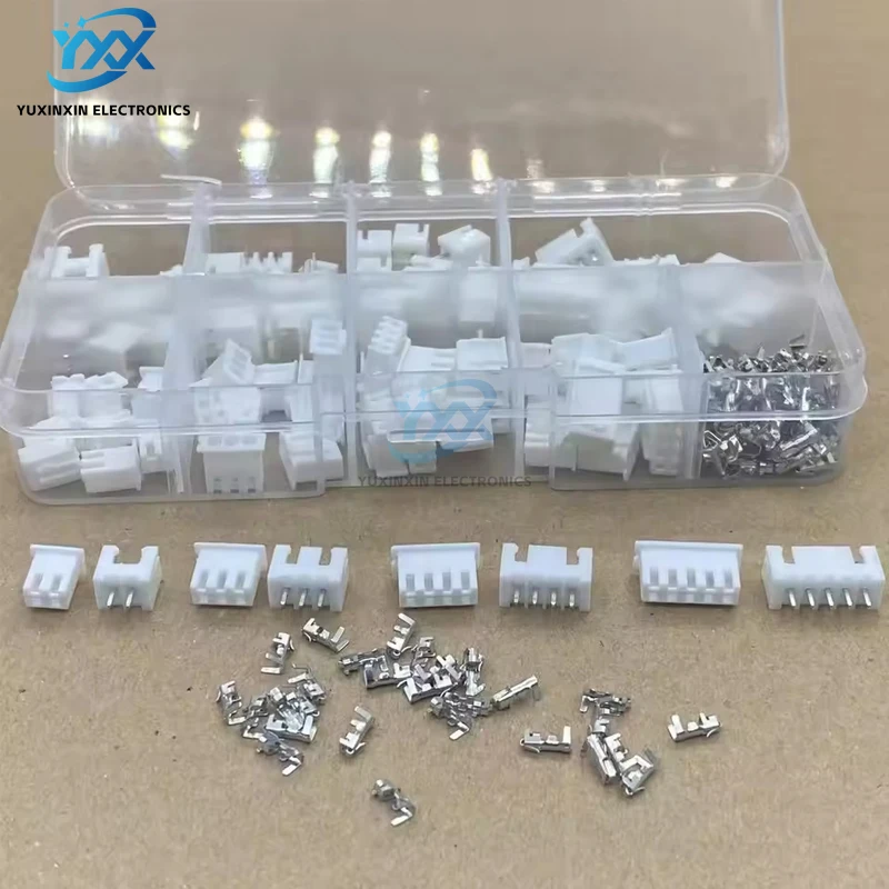230 шт. XH2,54 мм комплект разъемов 2P 3P 4P 5P штекерный корпус + контактный разъем набор клемм «папа»
