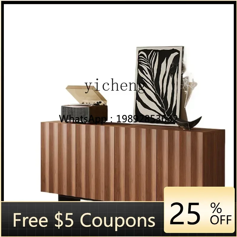 

U6 solid wood dining side cabinet, table placement, wall decoration, aisle entrance tea cabinet