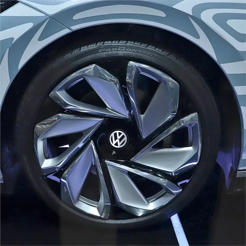 

4pcs/set 60/65/70/80/90/100/120MM For VW PASSAT GOLF Tiguan TOURAN Car Aluminum Alloy Wheel Center Cap Badge Tire Hub Stickers
