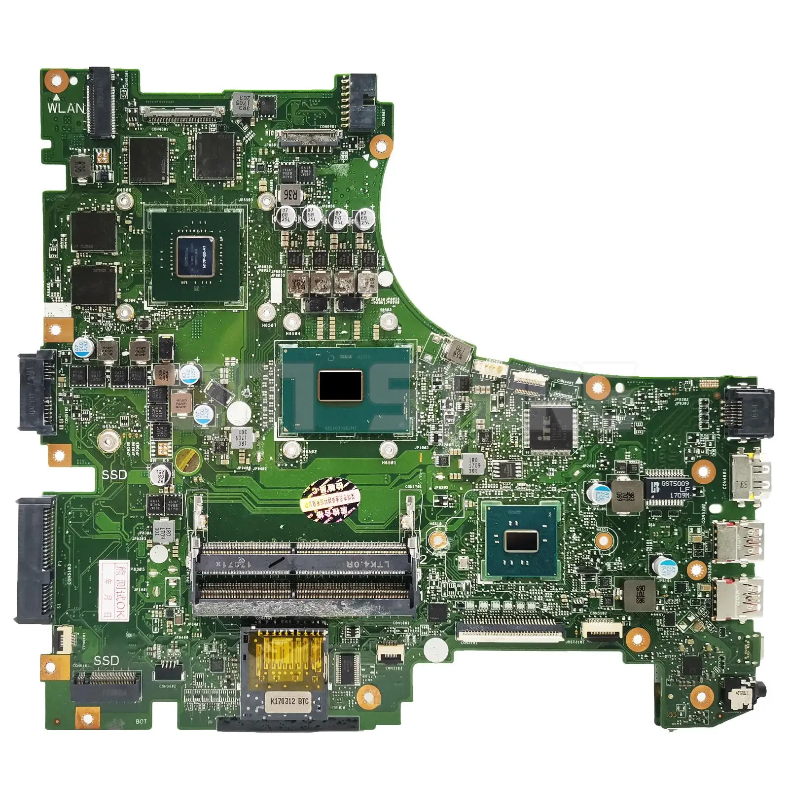 GL553V Moederbord ZX53V GL553VD GL553VE GL553VW FX553V ZX553V G553V Laptop Moederbord I5 I7 6e/7th Gen GTX1050/GTX1050Ti