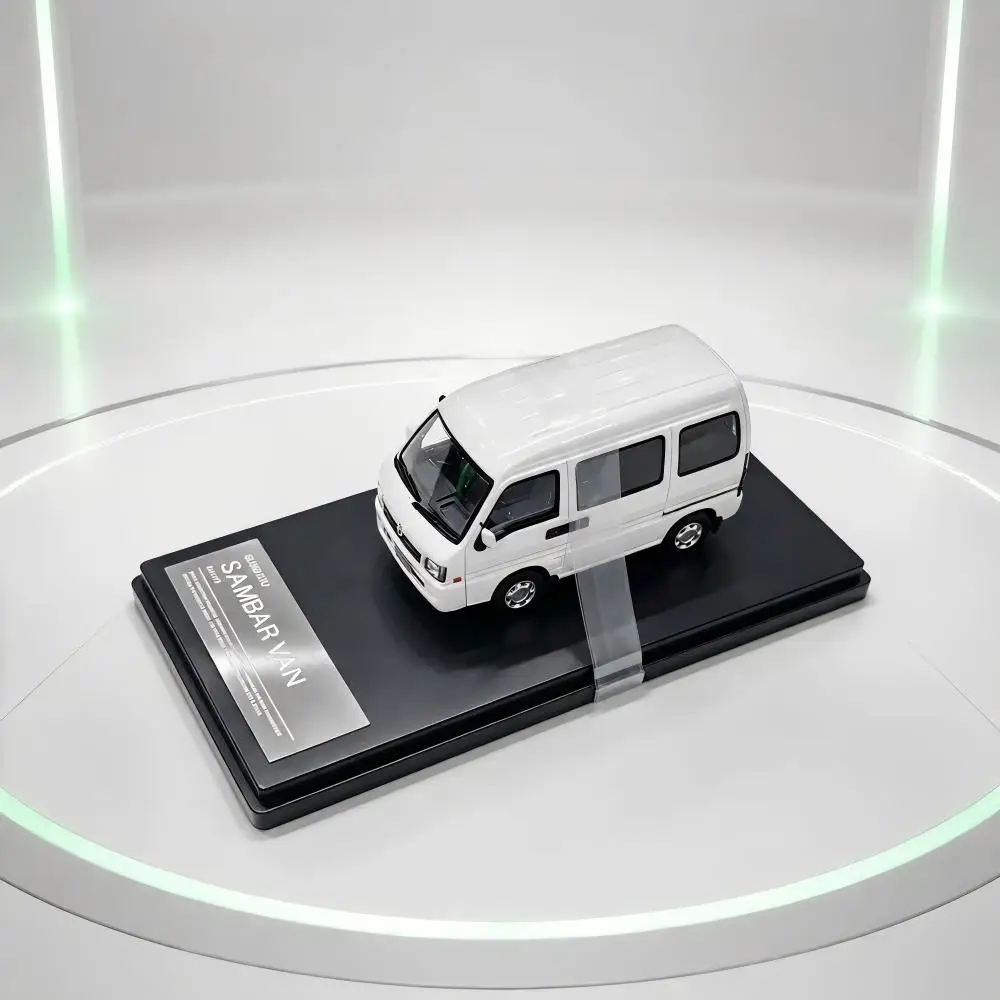 1:43 Resin Model Car 2011 SAMBAR VAN Dias Handcrafted Simulation Van Tabletop Decor High-End Collection Gift For Auto Fans