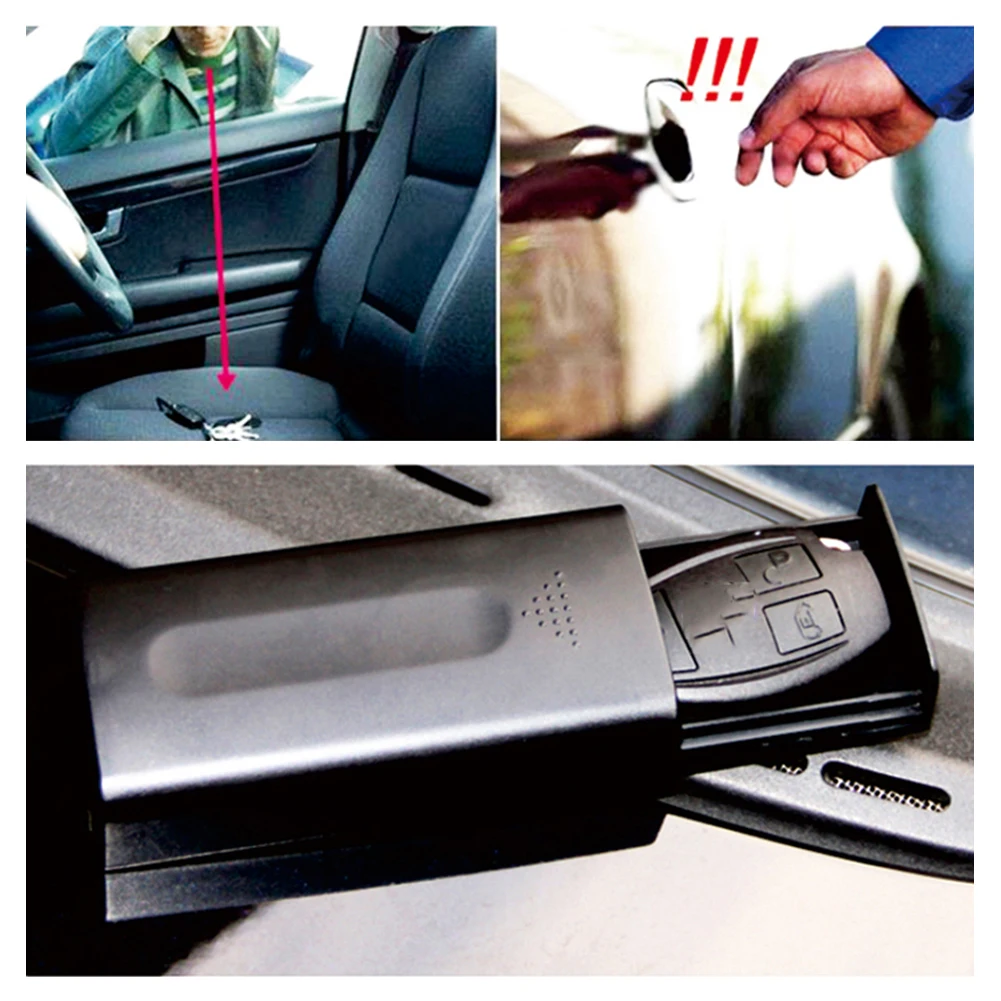 Portable Car Key Secret Box Magnetic Creative Case Holder for Key Hidden Outdoor