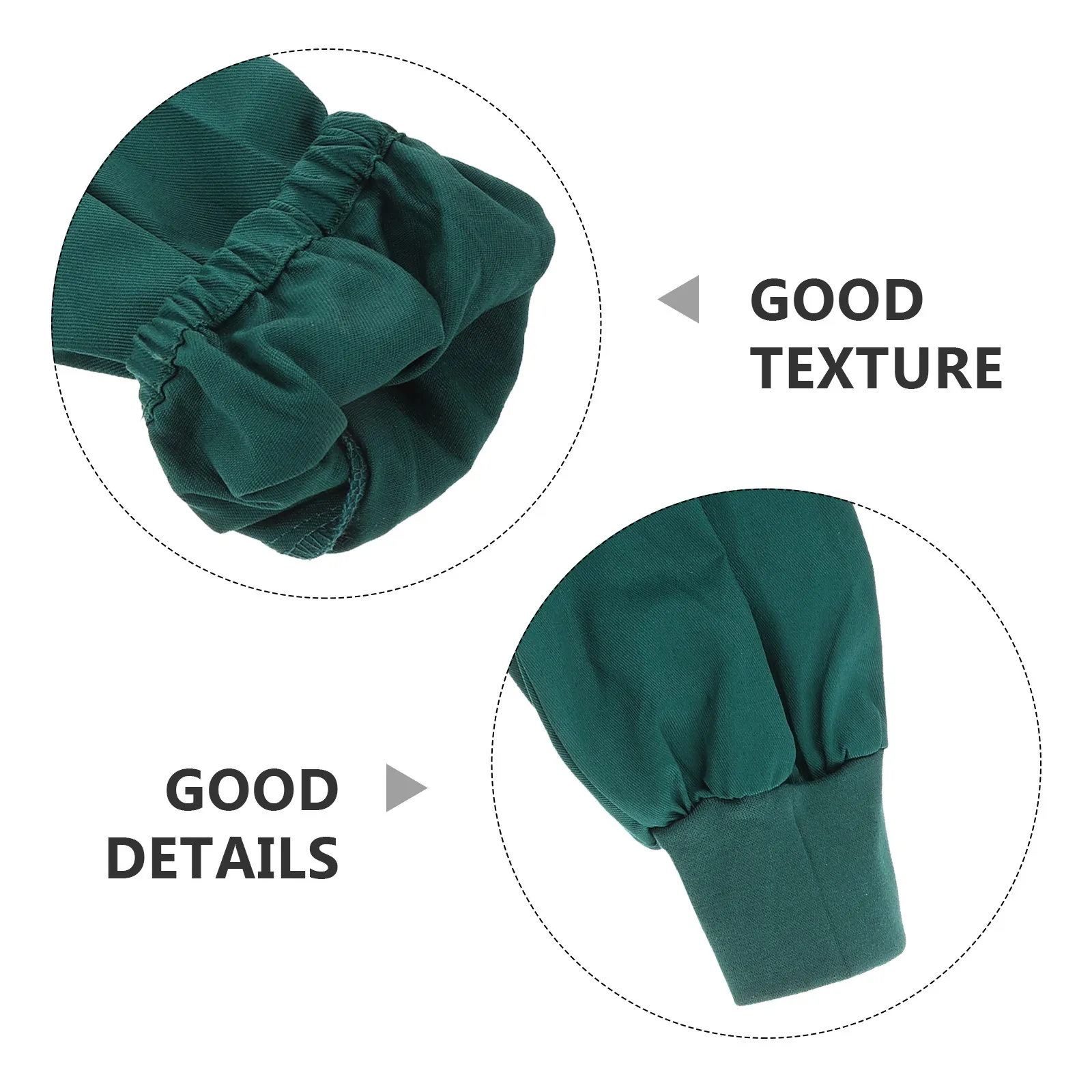 2Pairs Cotton Arm Sleeves Breathable Sweat Absorbing Reusable Forearm Protector Sleeve Covers for Nursing Hospital Kitchen