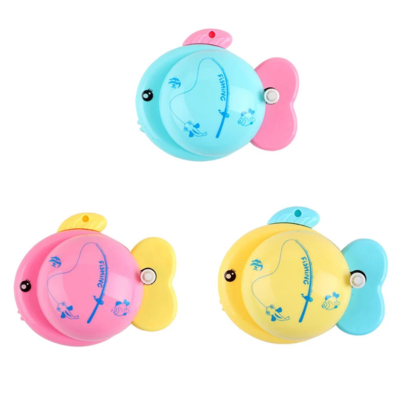 Portable Board Game Mini Fishing Toy Clock Work Power Realistic Fish Rod Interactive Toy For Kids Toddler Children Gift