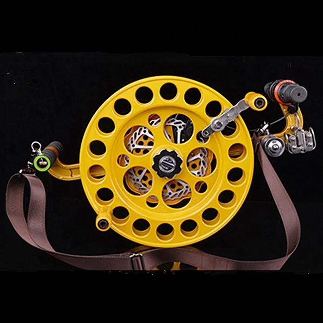 kite reel wheel kite winder kite flying tool accessories with strap lockable brake system