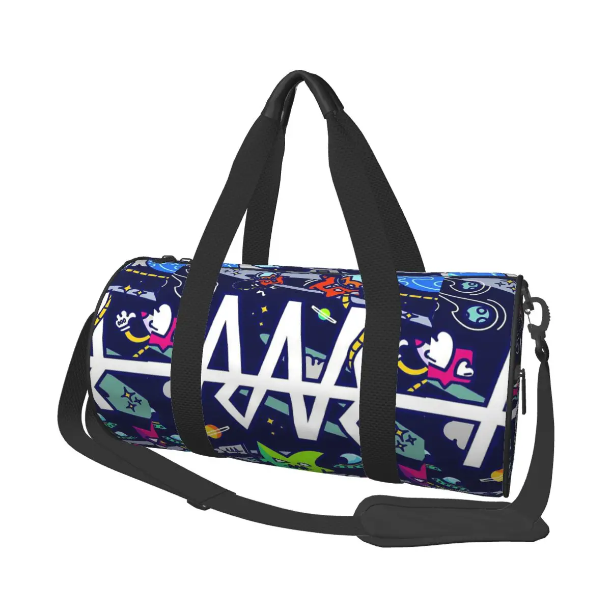 

Большая спортивная сумка Team RAR Space Monsters, многофункциональная дорожная сумка Duffle, сумки для фитнеса