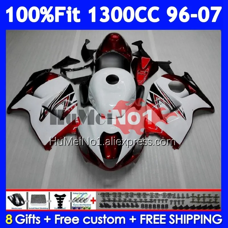 Fairing For SUZUKI GSXR 1300 CC Dark red Hayabusa GSXR-1300 126No.31 GSXR1300 96 97 98 99 00 01 2002 2003 2004 2005 2006 2007