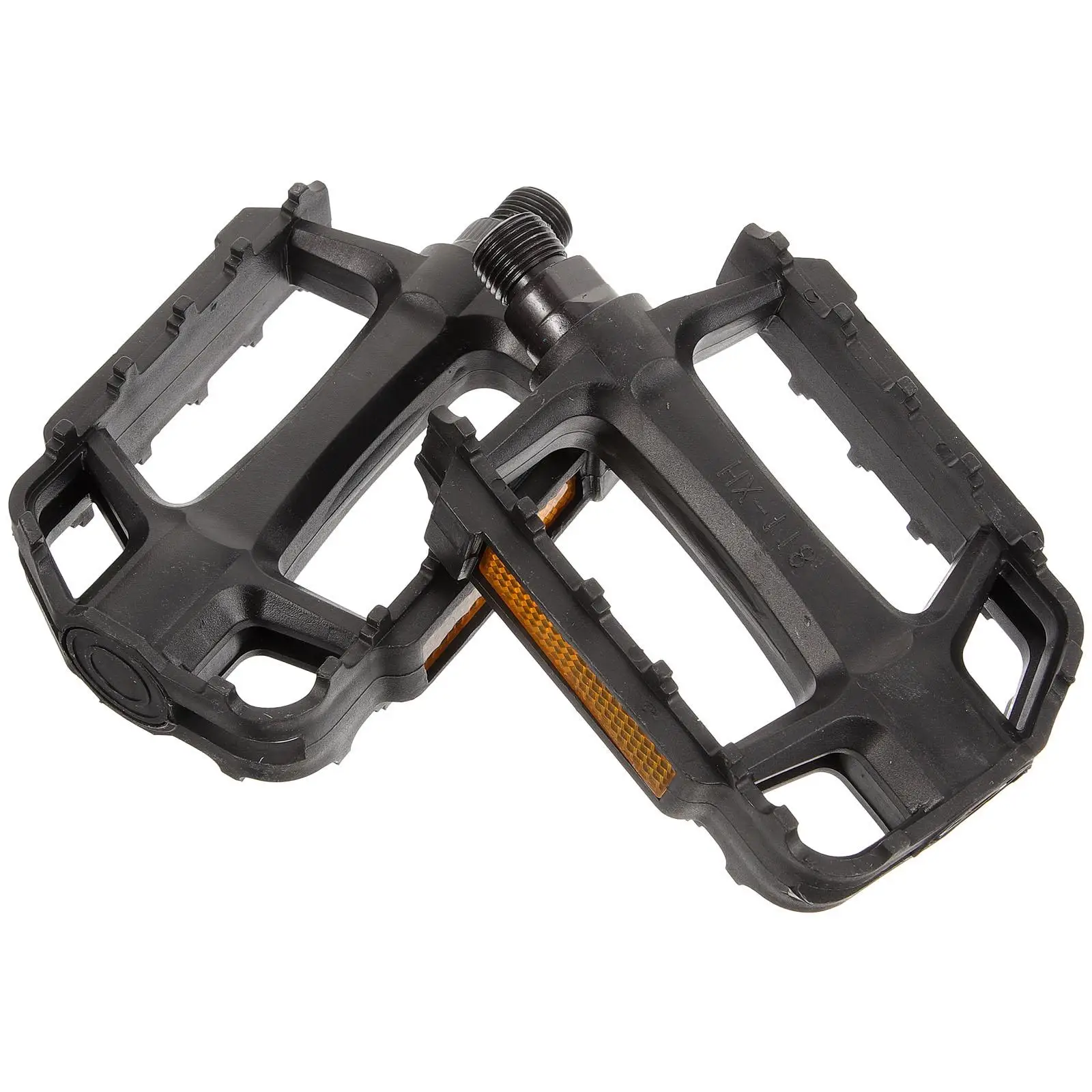 

2pcs Bicycle Pedals Foldable Carbon Steel Wide Platform Durable Lightweight Parts Mountain Bike Components Replacement