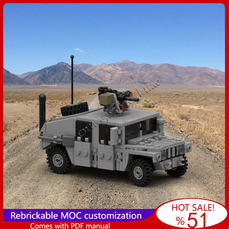 

317 Parts light Four Wheel Drive Multipurpose Vehicle Model MOC Building Blocks Bricks DIY Creative Assembly Toys Children Gifts