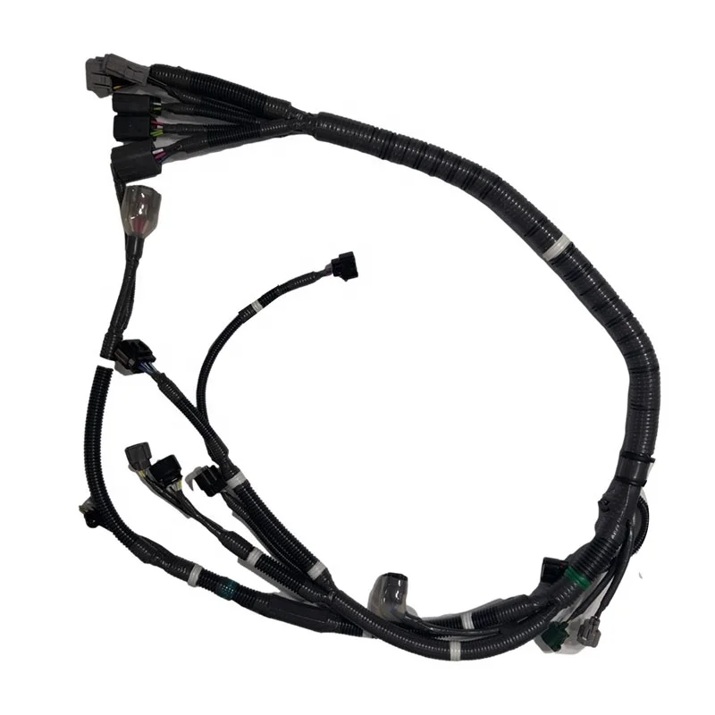 Original genuine isuzu 4hk1 engine wiring harness for jcb 200 excavator 4hk1 engine harness 8-98002897-7