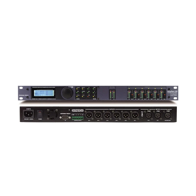 

PA/PA2/260/360 2in 6 out Digital Processor Audio Crossover For Professional Stage Bar