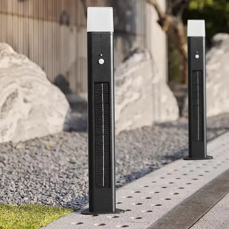 LED outdoor lawn light with human body sensing function, aluminum structure, IP65 waterproof, super bright and dimmable