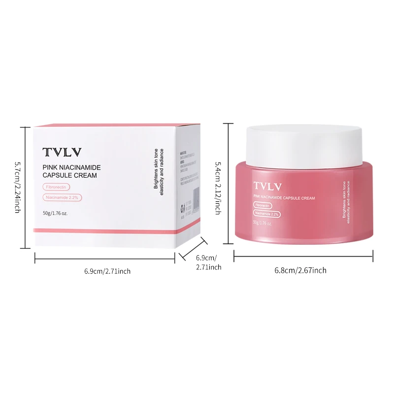 Pink Niacinamide Capsule Cream - Brightening & Deep Moisturizing