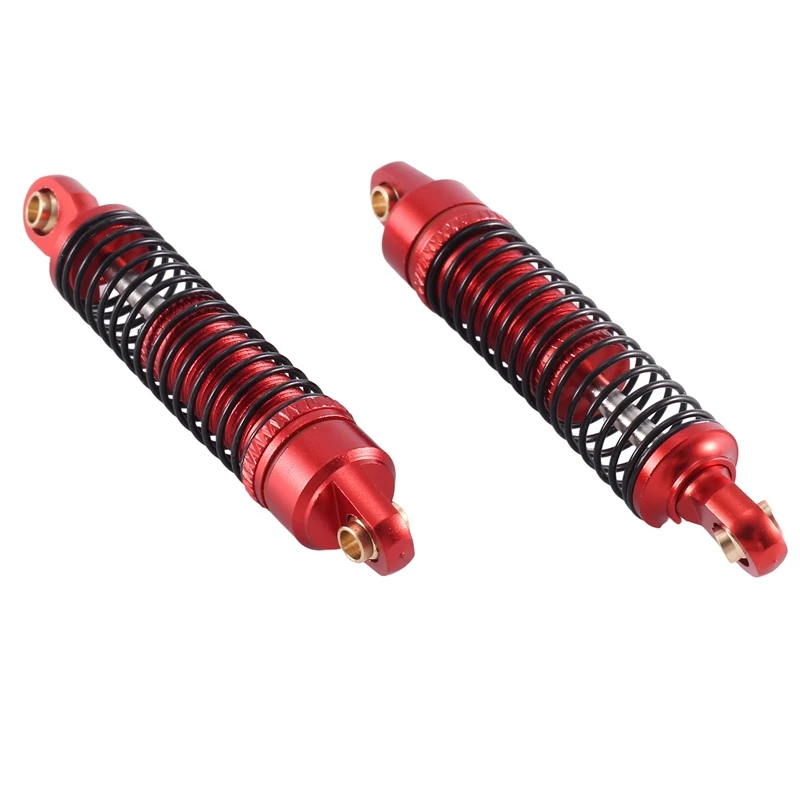금속 충격 흡수 댐퍼, Traxxas TRX4M TRX-4M Bronco Defender 1/18 RC 크롤러 자동차 업그레이드 부품 액세서리, 빨간색, 4 개