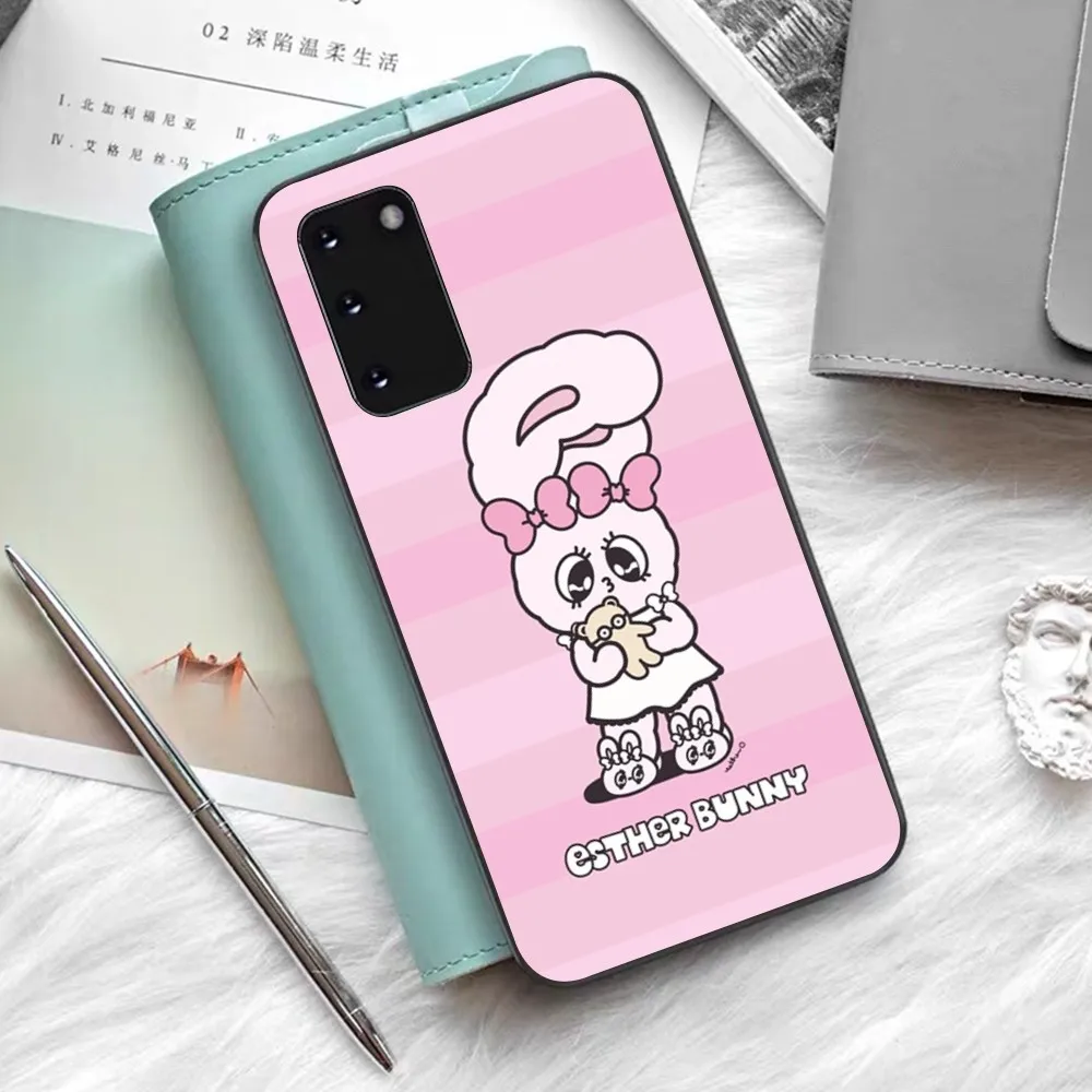 Esther Bunny Cute Phone Case For Samsung S 9 10 20 21 22 23 30 23 24 plus lite Ultra FE S10lite Fundas